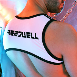 Breedwell Harnais court Tank Futura Blanc